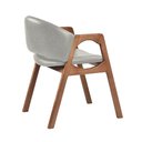 Ver imagem 6 de Kit 8 Cadeiras Decorativa Sala de Jantar Luxo Larissa Facto Prata Brilho - Mozzelar