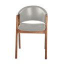 Ver imagem 5 de Kit 8 Cadeiras Decorativa Sala de Jantar Luxo Larissa Facto Prata Brilho - Mozzelar