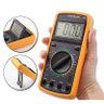 Multimetro Digital Aviso Sonoro Leitor Lcd + Capa Dt-9205 - 1