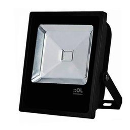 Refletor de Led 20W Luz Branca IP65 Preto Bivolt OL Iluminação - 1