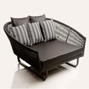 Ver imagem 1 de Chaise Sofá Milão em Alumínio para Área, Jardim, Piscina Trama Original