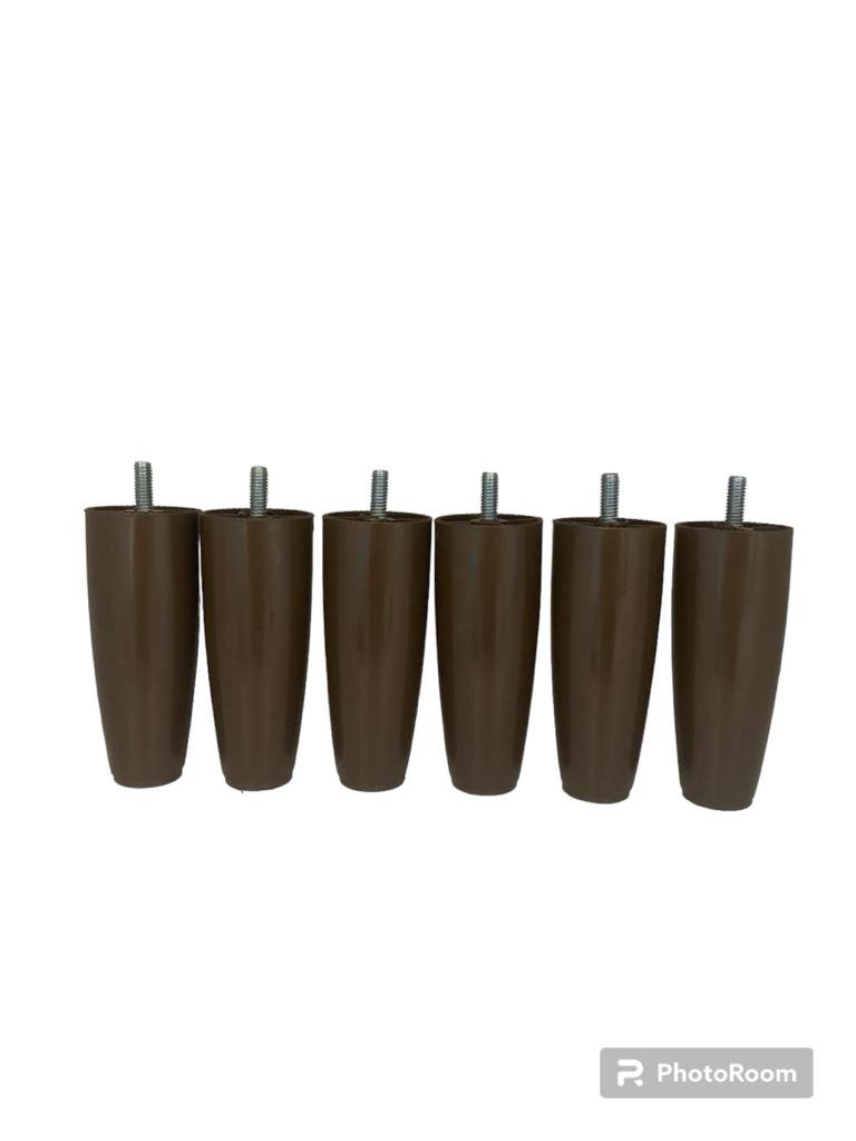 Kit Pes Cama Box 18 Pes Marron com 12 Cm de Altur - 4