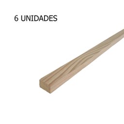 6 Ripas/sarrafos de 2x3x70 Cm Madeira de Pinus - 2