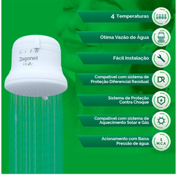 Ducha Eletrônica Ideale 220v - Zagonel - 4