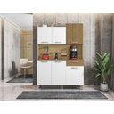 Ver imagem 3 de Armário de Cozinha Pequeno 6 Portas 1 Gaveta Genova Kits Paraná