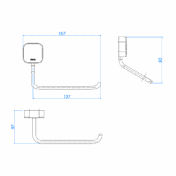 Kit Acessorios para Banheiro - 2000.C02 - DECA - Kit Acessorios para Banheiro - 2000.C02 - DECA - 3