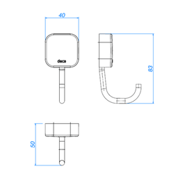 Kit Acessorios para Banheiro - 2000.C02 - DECA - Kit Acessorios para Banheiro - 2000.C02 - DECA - 1