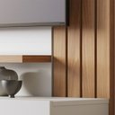 Ver imagem 4 de Painel Home Suspenso Tv 65 Polegadas Juriti Off White Matte Freijo Clb