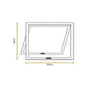 Ver imagem 4 de Vitro Maxim Ar Alumínio Brilhante 80x100