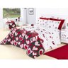 Kit Acolchoado Casal Padrão Desire 3 Peças 100% Algodão 200 Fios Love - 1