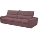 Ver imagem 1 de Sofá Retrátil Reclinável para Sala de Estar Living 250cm Dimas F04 Veludo Lilás