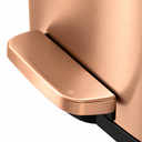 Ver imagem 3 de Lixeira Inox Retangular c/Pedal 30L. Escovado Mood - Red Gold
