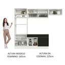 Ver imagem 6 de Cozinha Completa 270004 Com Armário E Balcão Branco/Preto