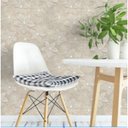 Ver imagem 3 de Papel de Parede Decorativo Floral Areia Tons Claros 2,5m