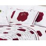 Kit Edredom Casal Queen Craft 5 Peças Roses 100% Algodão 200 Fios - 3