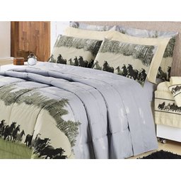 Kit Edredom Casal Padrão 5 Peças Desire 100% Algodão 200 Fios Texas - 2