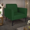Ver imagem 2 de Kit 2 Poltronas Pés Villach Marisa Veludo Luxo Verde A136 D03 - D'Rossi