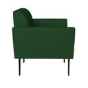Ver imagem 4 de Kit 2 Poltronas Pés Villach Marisa Veludo Luxo Verde A136 D03 - D'Rossi