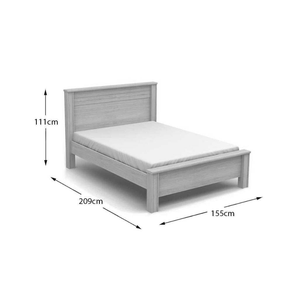 Cama de Casal S819 Polipropileno Branco - Kappesberg - 2