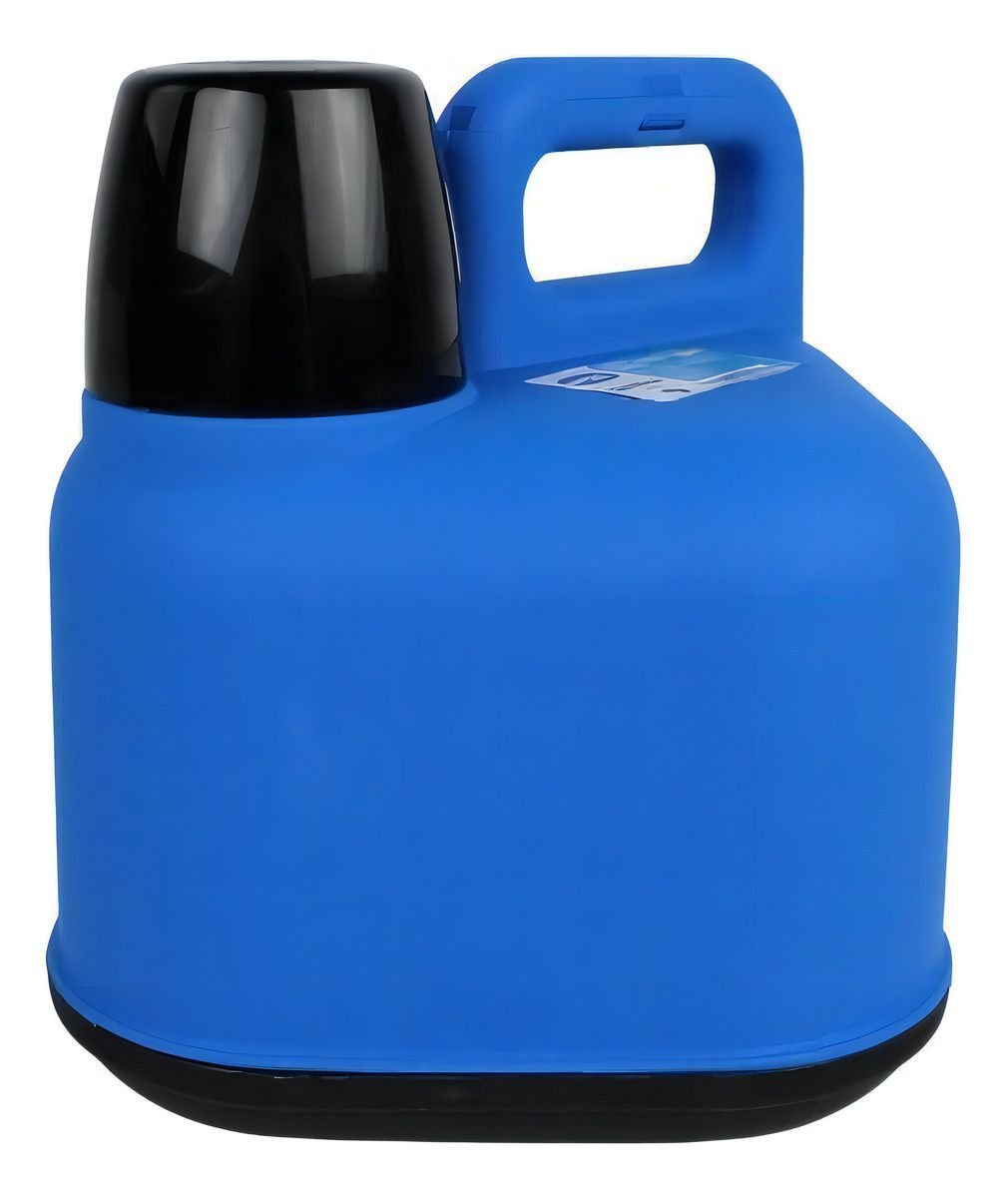 Garrafa Garrafão Térmico 3 Litros Viagem, Camping, Praia Mor Cor Azul ...