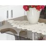 Caminho de Mesa Crochê Peça 1,50m x 35cm 100% Algodão Cru - 2