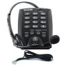 Kit 2 Telefones Headset com Base Discadora Teclado Elgin Hst 6000 Telemarketing Preto - 2