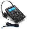 Kit 2 Telefones Headset com Base Discadora Teclado e Identificador de Chamadas Elgin Hst 8000 Preto - 2