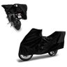 Capa Couro Cobrir Twister Cb Xre CBR Fazer Yzf Lander S1000 Gsx Xj6 Horizon Hp4 - 3