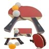 Raquete Ping Pong Tenis Mesa Anatômico Madeira Borracha 2und - 5