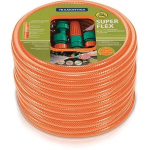 Mangueira Jardim Super Flex C/Eng. 15M - Laranja - Tramontina Multi Ferramentas S/A