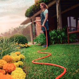 Mangueira Tramontina Multi 1/2" com Acessórios Laranja 20 metros - 3