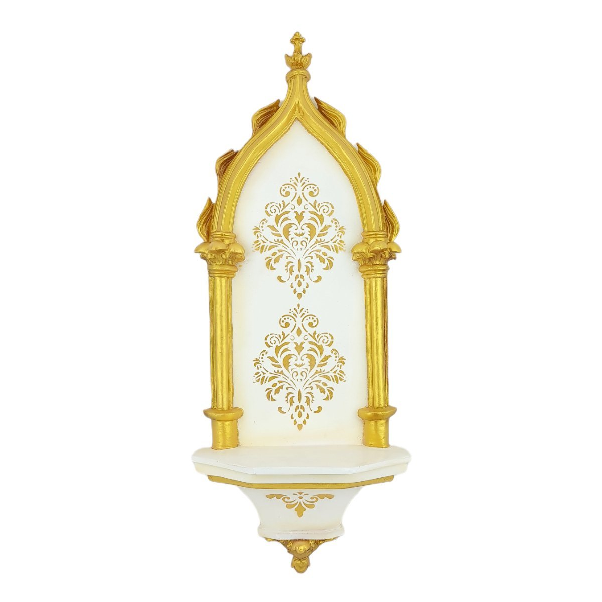 Peanha Oratório Gótico 60cm Dourado Nova Lumen PNHA60DR