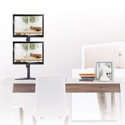 Suporte 2 Monitores Vertical com Base de Mesa 13 a 27 Bm722 - 3
