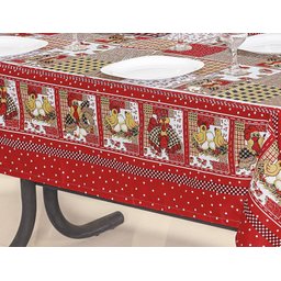 Toalha de Mesa Retangular Vilela 2,10M x 1,40M Estampa Fazendinha - 3