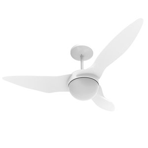 Ventilador de Teto Aliseu Terral com Controle de Parede 127v - Branco