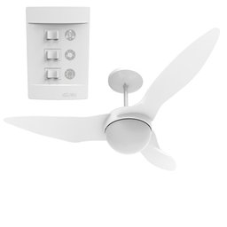 Ventilador de Teto Aliseu Terral com Controle de Parede 127v - Branco - 5