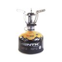 Ver imagem 1 de Mini Fogareiro a Gás Inox Compacto Portátil Regulagem de Chama Camping Trilha Acampamento Jupiter