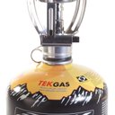 Ver imagem 2 de Mini Fogareiro a Gás Inox Compacto Portátil Regulagem de Chama Camping Trilha Acampamento Jupiter