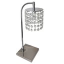 Ver imagem 1 de Abajur de Mesa Cristal Modelo Redondo uso cabeceira de cama sala quarto