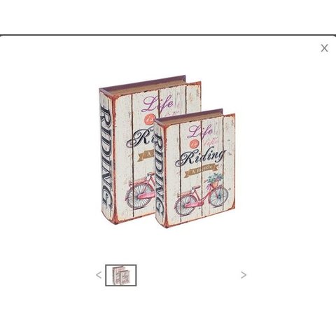 Kit Caixa livro 2 peças para decorar