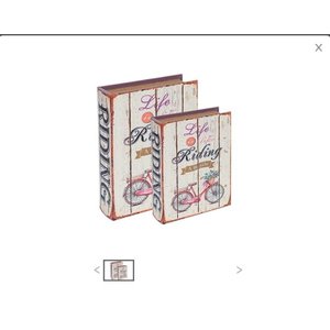 Kit Caixa livro 2 peças para decorar