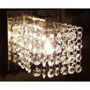 Ver imagem 1 de Arandela Parede com Pedras de Cristais Legitima K9