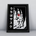 Ver imagem 1 de Quadros Decorativa de Parede para Quarto e Sala Tema Akatsuki Naruto Shippuden Sasuke Naruto Uzumaki