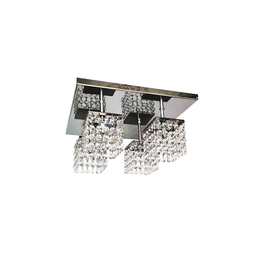 Lustre Plafon com Cubos de Pedras de Cristais Legitimos K9 . Sala , Quartos - 2