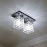 Lustre Plafon Decorativo  Cristais Legitimos k9 Uso  Sala Quarto Pequeno - 1