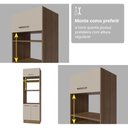 Ver imagem 6 de Cozinha Completa Agata 9 Portas 3 Gavetas MDP 270cm Bege Madesa