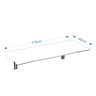 Mesa Dobrável 110 cm Linha Apetit com 2 Banquetas - Cor Turquesa - 4