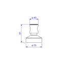 Ver imagem 3 de Acabamento Deca Aspen para Registro de Gaveta 1.1/4 e 1.1/2