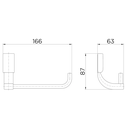 Ver imagem 3 de Papeleira Top Cromado 00534206 - Docol