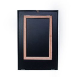 Mesa Retrátil de Parede com Organizador Madeira e Mdf Preto/mel - Móveis Britz - 4